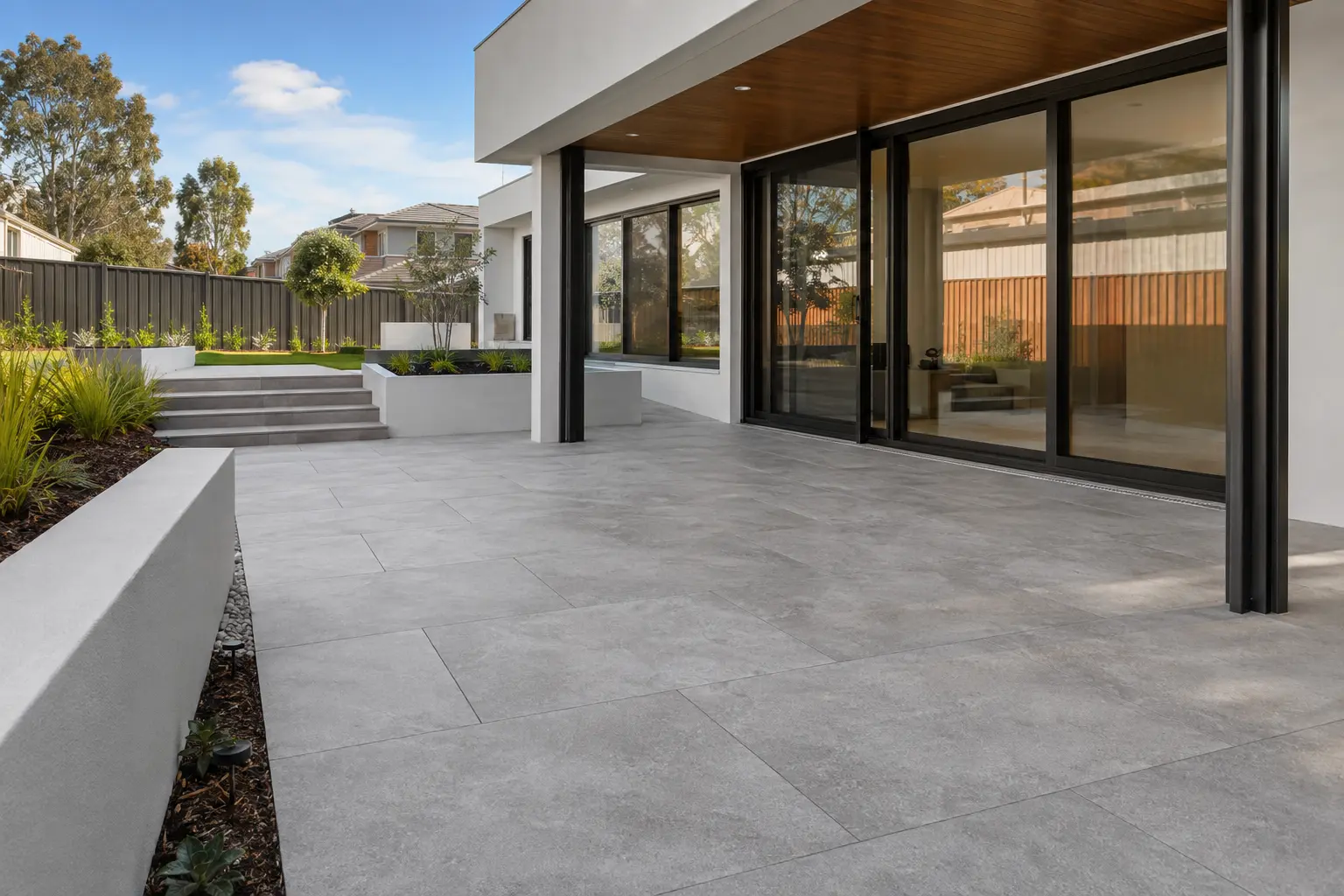 Paving service concept for an Australian property